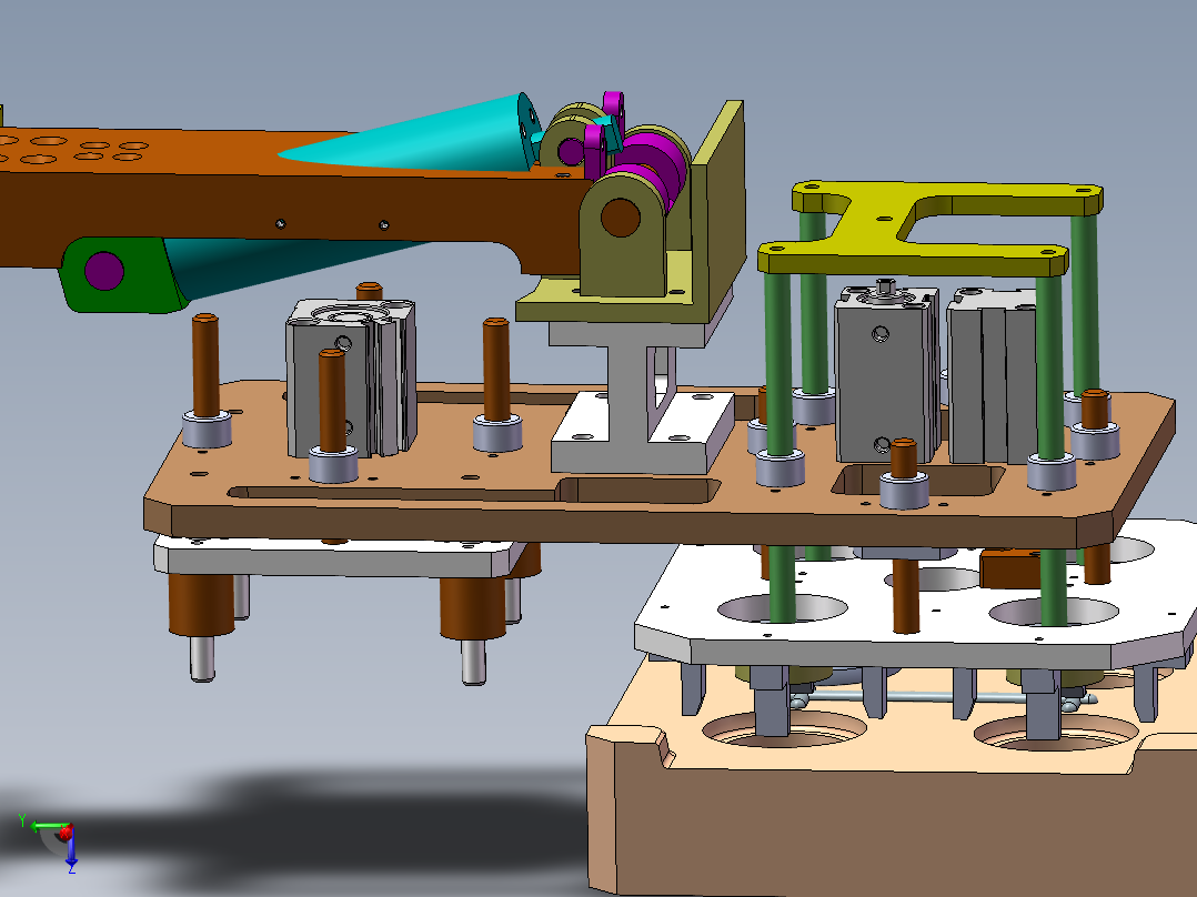 车轮机械手治具