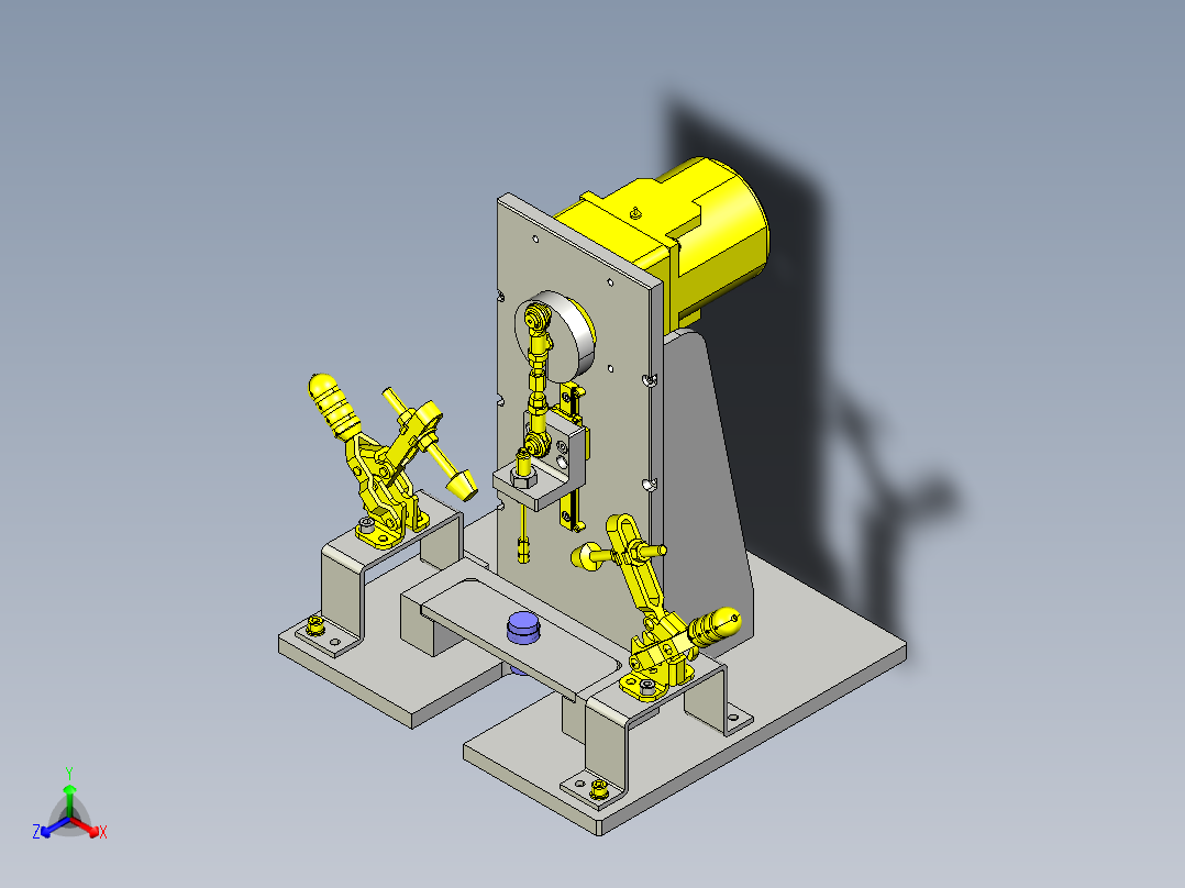 开关耐久试验夹具主视图