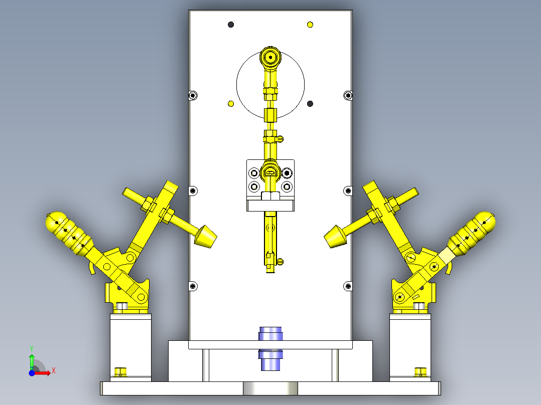 开关耐久试验夹具前视图