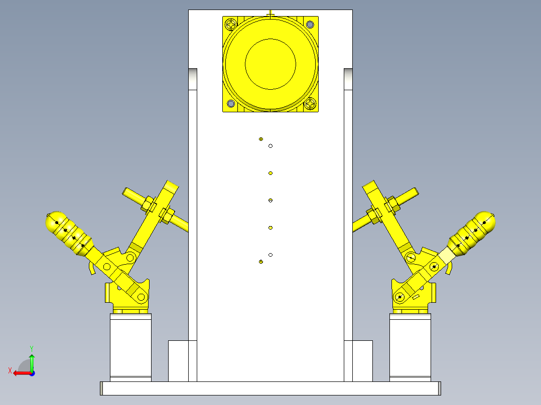 开关耐久试验夹具后视图