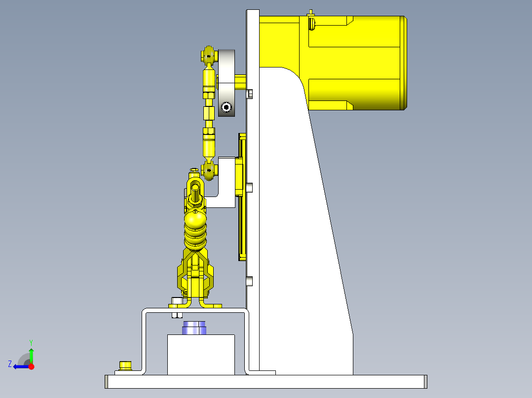 开关耐久试验夹具右视图
