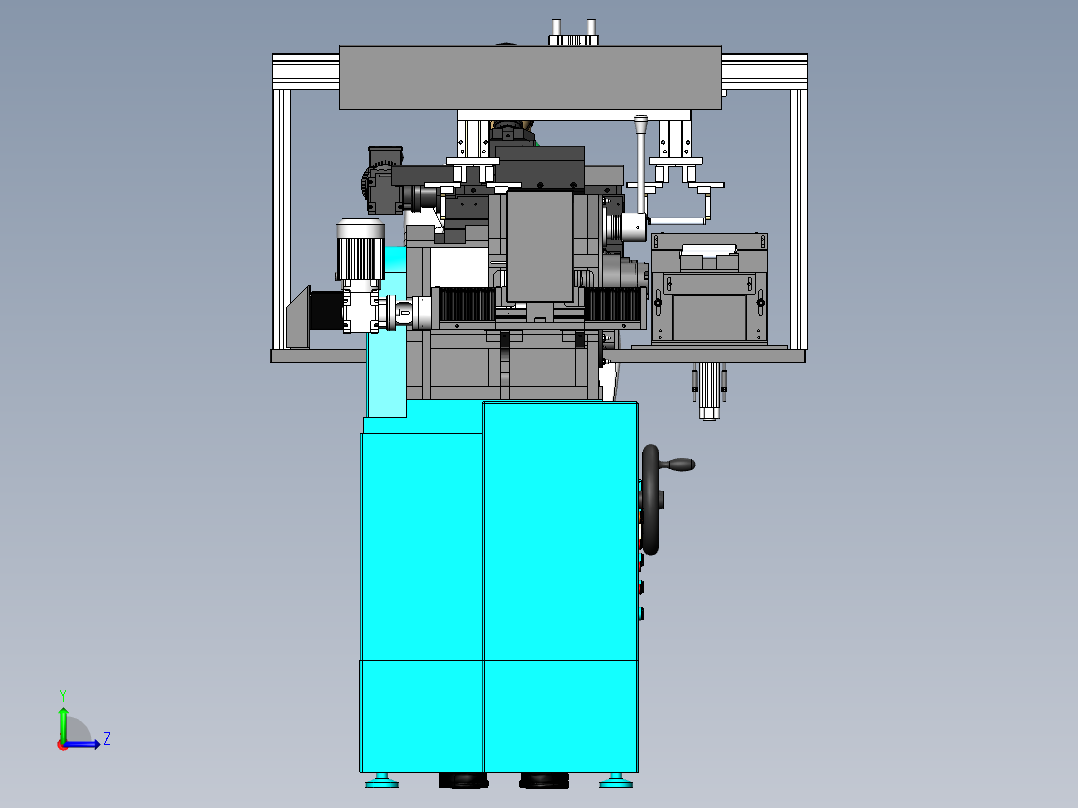 ZDH-MOC-001 无心磨床自动上下料左视图
