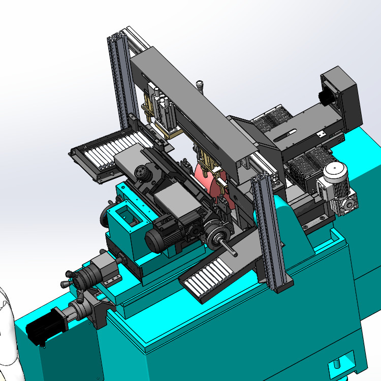 ZDH-MOC-001 无心磨床自动上下料