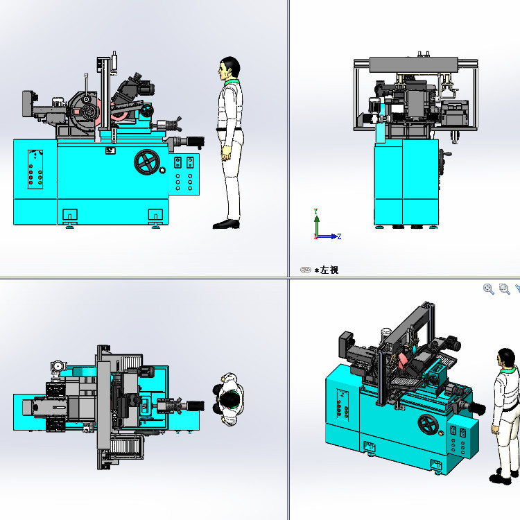 ZDH-MOC-001 无心磨床自动上下料