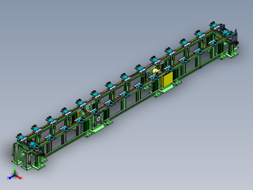 E072 载具快速移栽循环流水线正等轴测缩略图