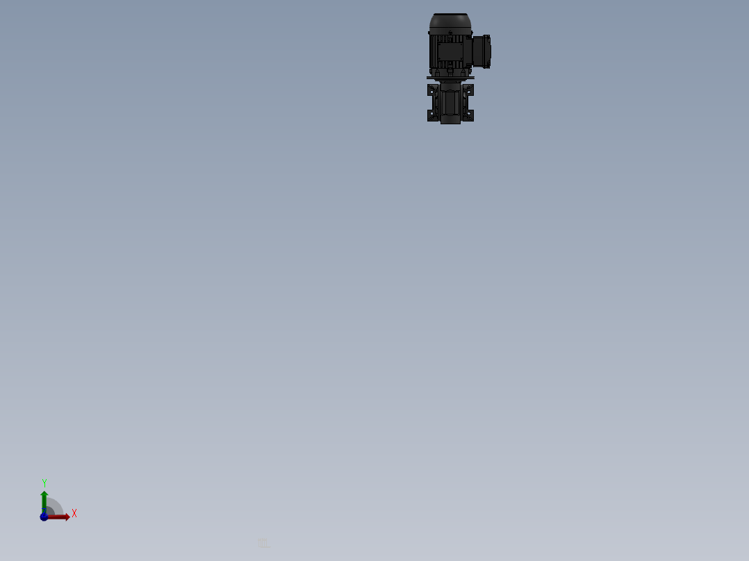 电机减速机前视图