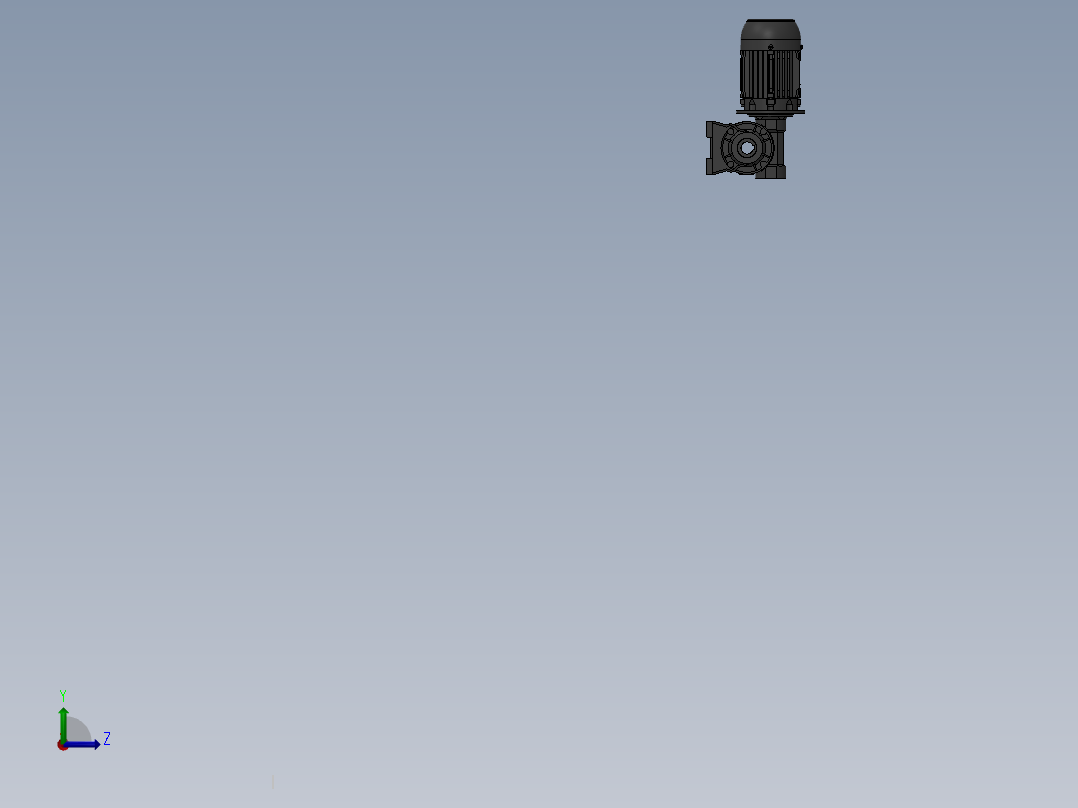 电机减速机左视图