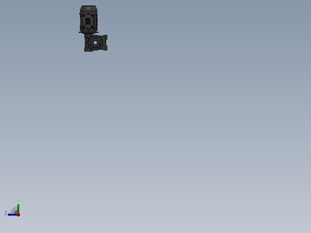 电机减速机右视图