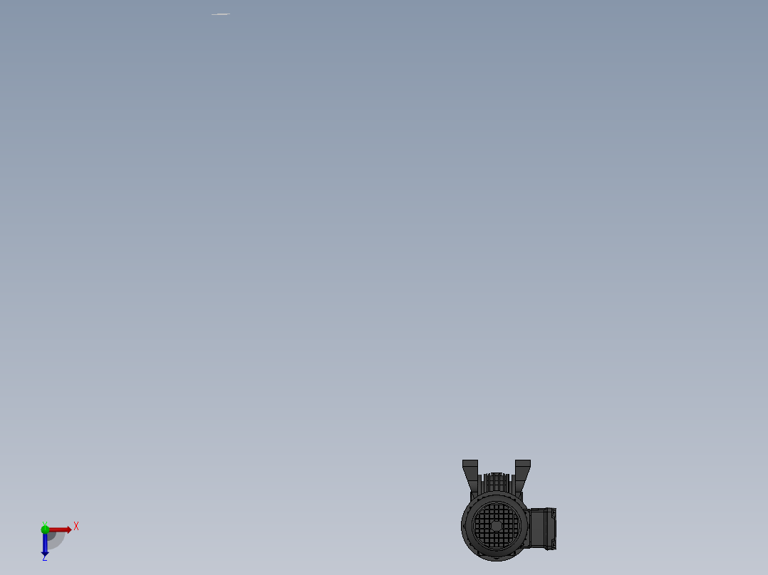 电机减速机俯视图