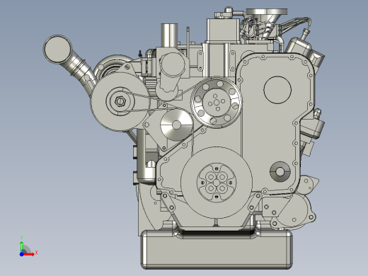 enginecumminsc300发动机康明斯C300前视缩略图