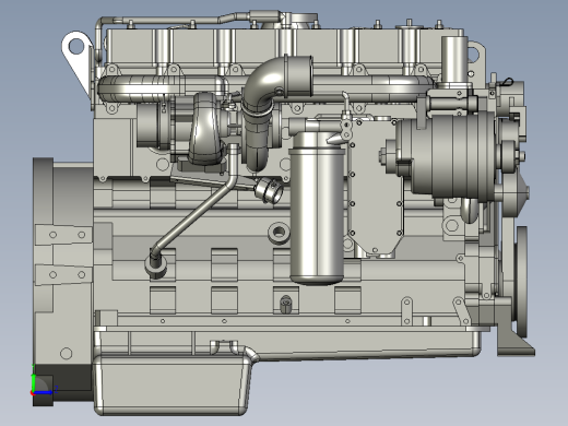 enginecumminsc300发动机康明斯C300左视缩略图
