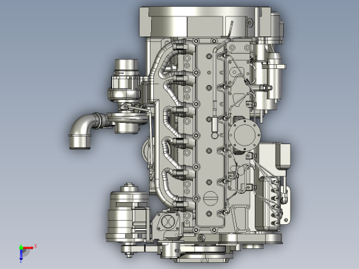 enginecumminsc300发动机康明斯C300俯视缩略图