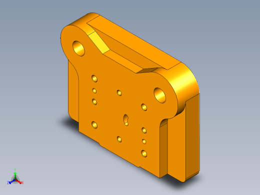 垫片冲孔落料模（CAD图+UG三维）