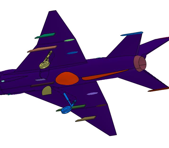 歼-7战斗机鲲鹏