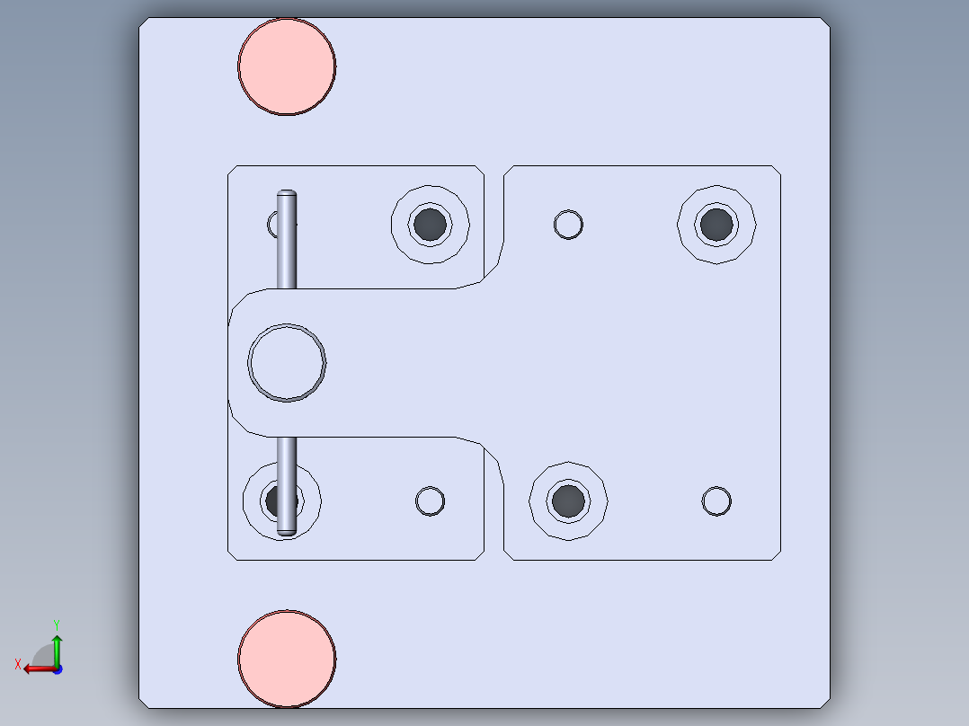 高度规辅测检具后视图
