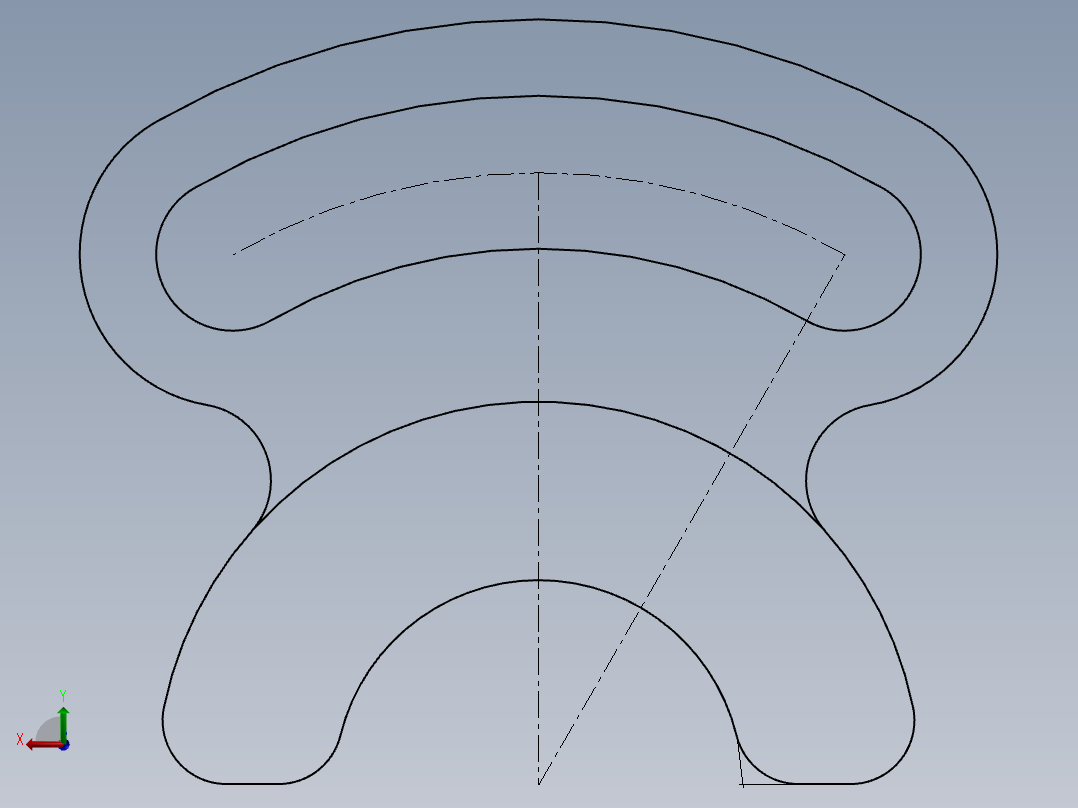 SW建模练习题-exercise 76后视图