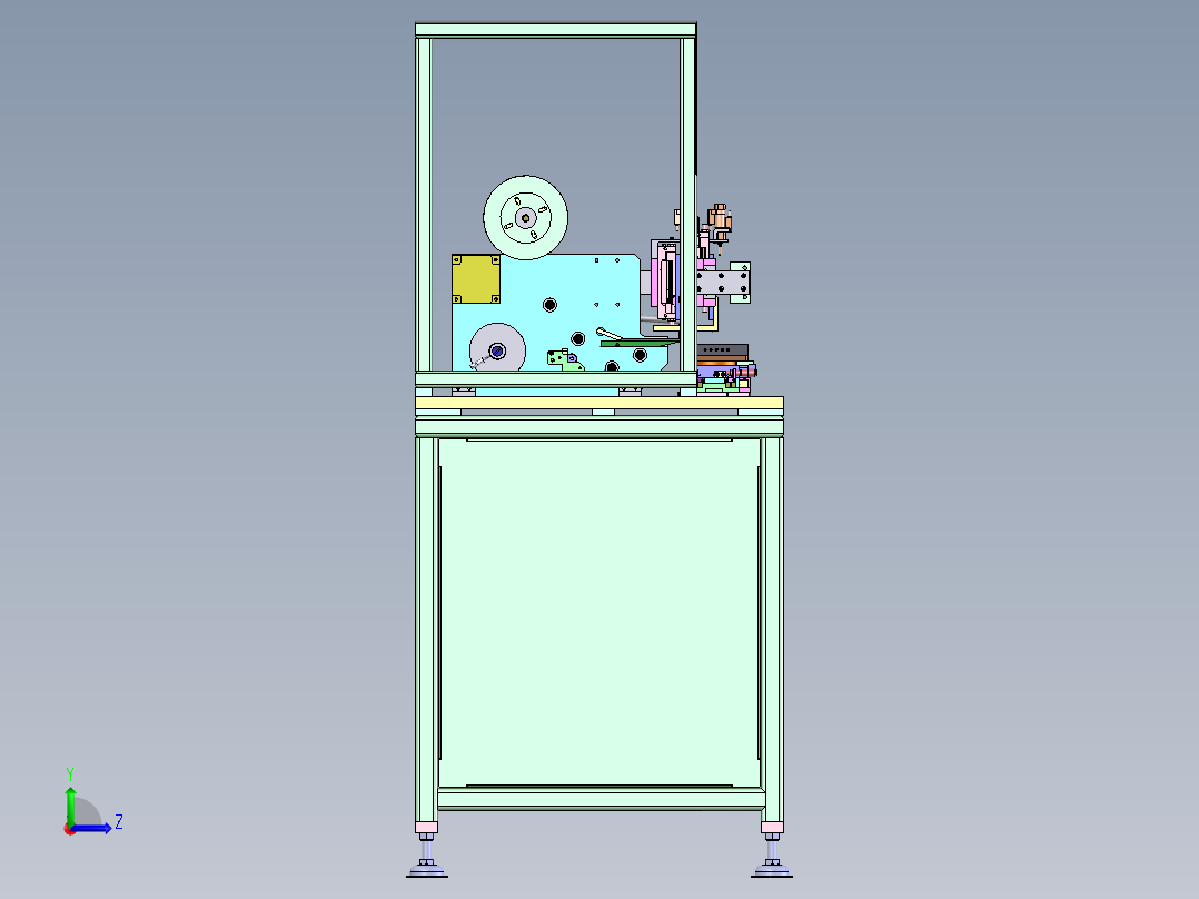 自动易撕贴左视图