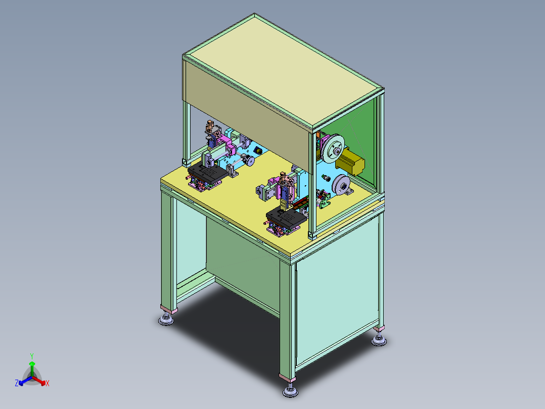 自动易撕贴正等轴测图