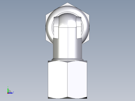 卡套式工业通用硬管接头EO_Bulkhead_elbow_WSV06SCF左视缩略图
