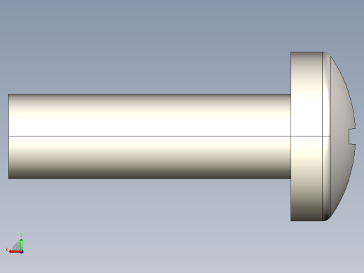 螺丝 M6 十字盘头-M6x20 Screw head.STEP后视缩略图