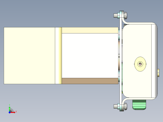3D打印机挤压式送丝机构1263153前视缩略图