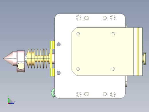 3D打印机挤压式送丝机构1263153左视缩略图
