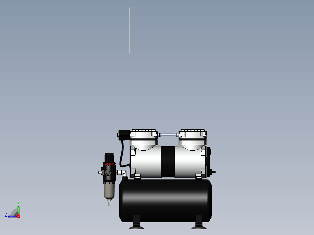 空气压缩机JAS--sw右视图