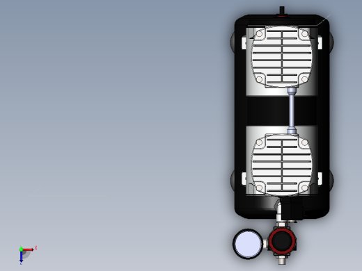 空气压缩机JAS--sw俯视缩略图