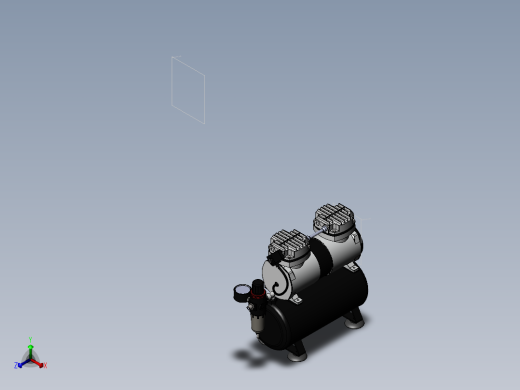 空气压缩机JAS--sw正等轴测缩略图