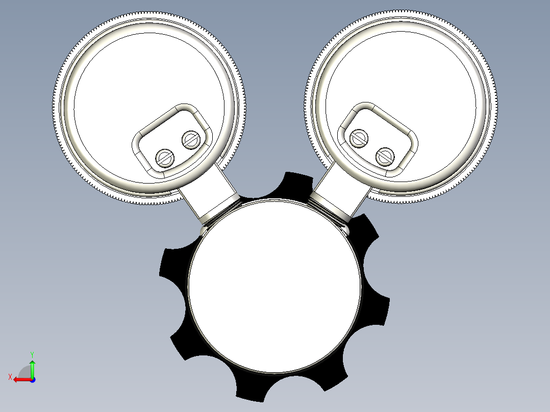 TESCOM 44-1100系列压力调节器控制后视图