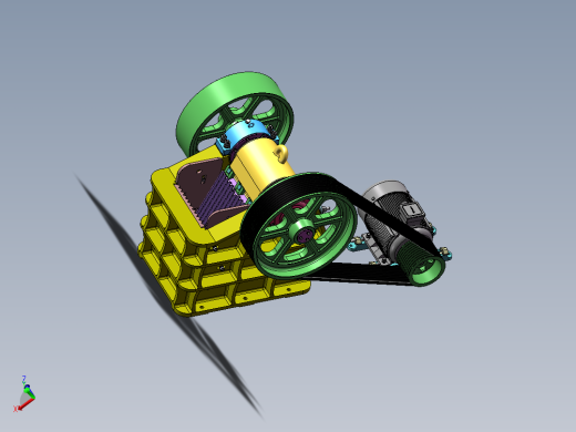 PE400×600复摆颚式破碎机的设计