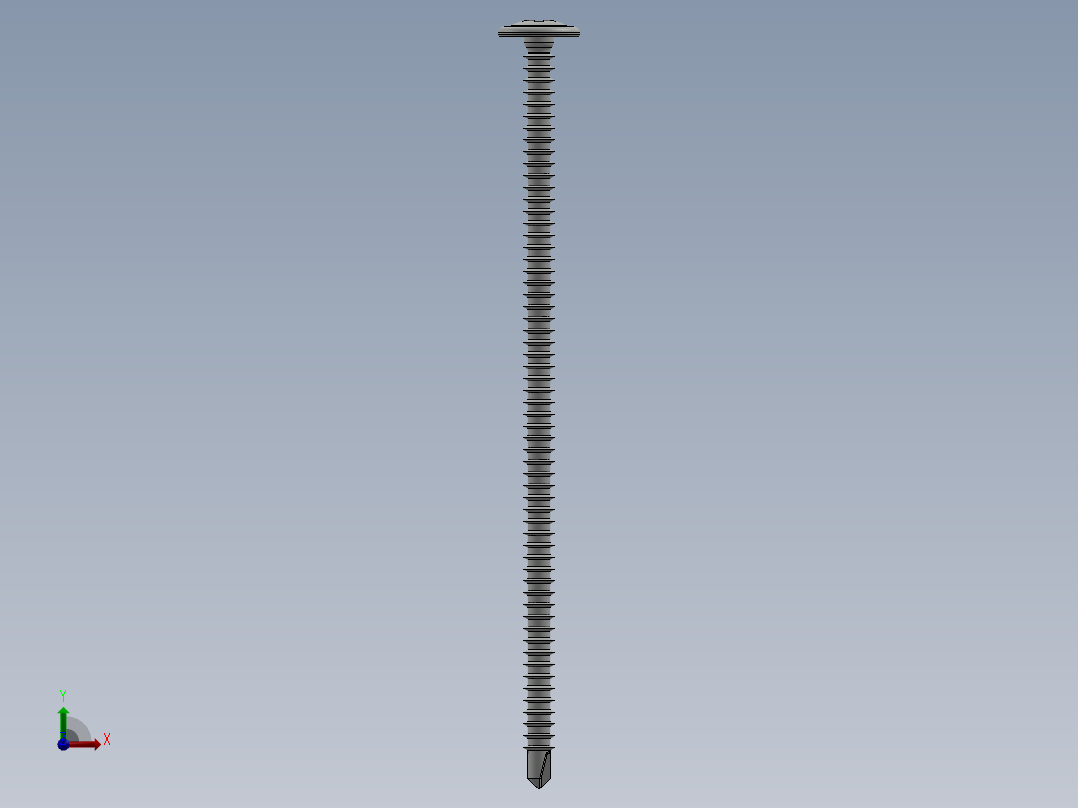 紧固件-Drill-Tip Saucer Screw-03主视图