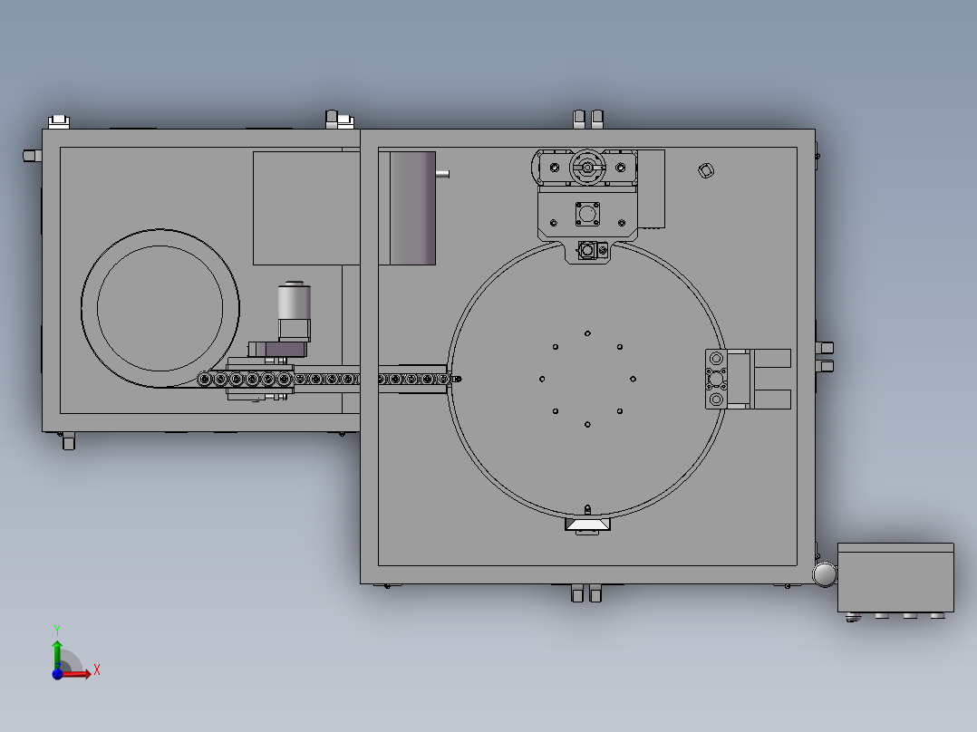 自动送料锁螺丝机前视图