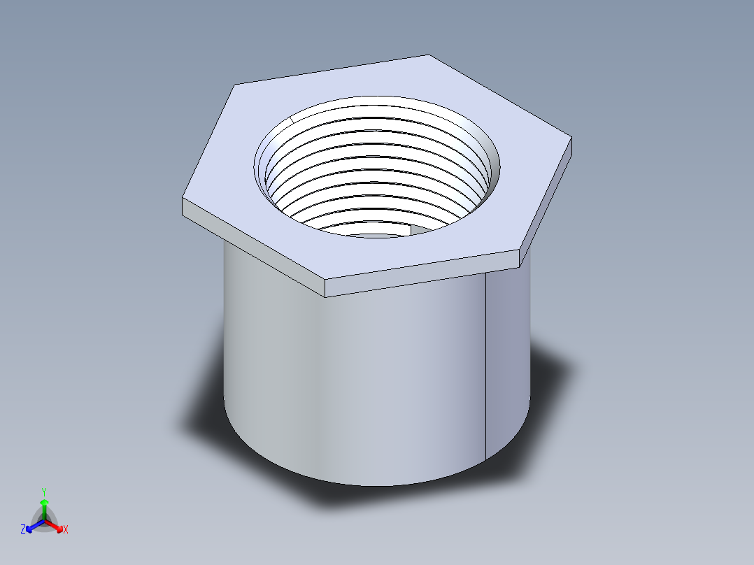 CPVC管件17-Sch80_ReducerBushing_FPTxSPIG_9838-168_1.25in x 1in正等轴测图