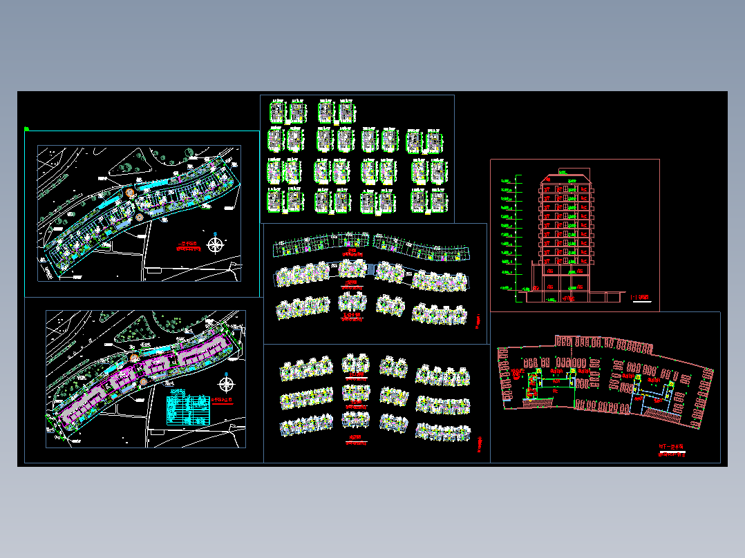 沿街高层商住楼总图