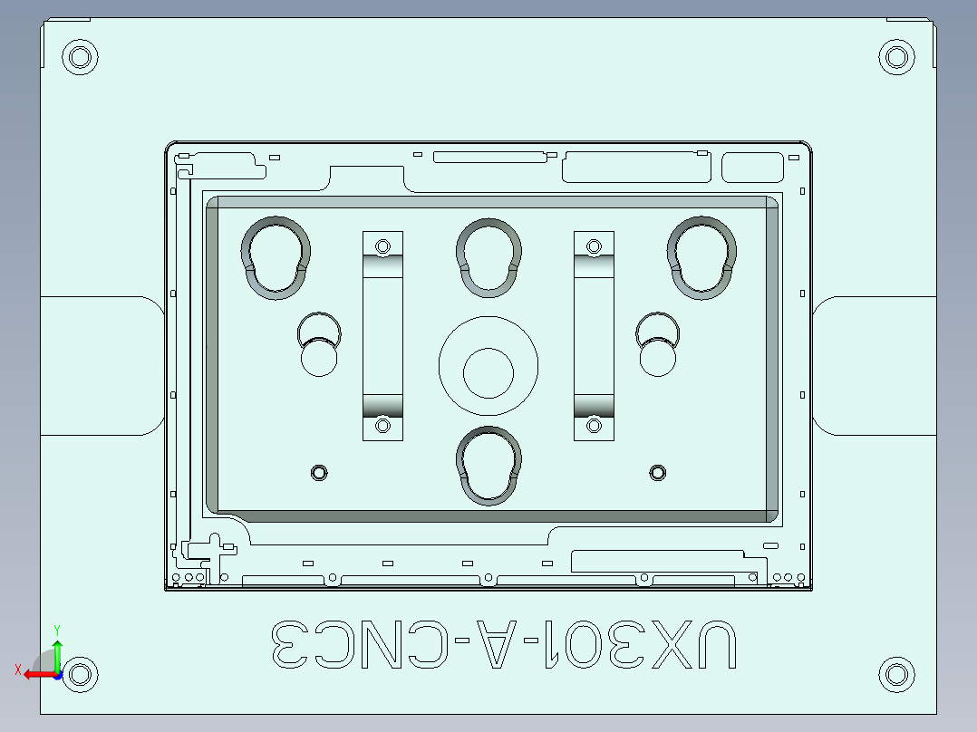 ux301-a-笔记本CNC工装夹具三维模型cnc3-7-26后视图