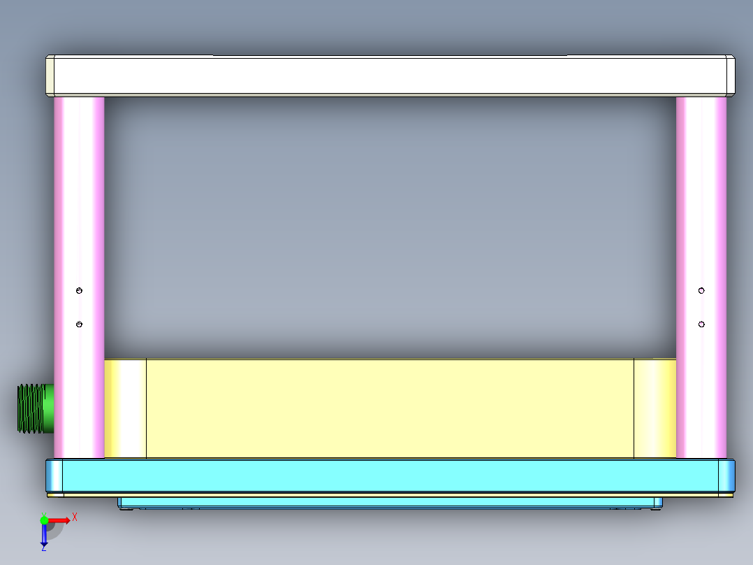 ZAZ00-A-笔记本CNC工装夹具三维模型CNC4-1023俯视图