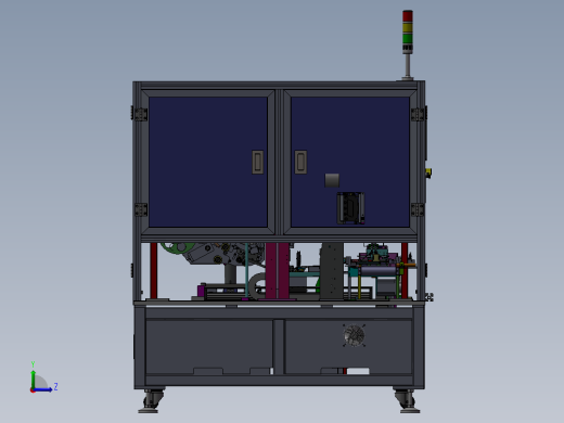 双工位贴易撕贴胶纸设备sw18左视缩略图