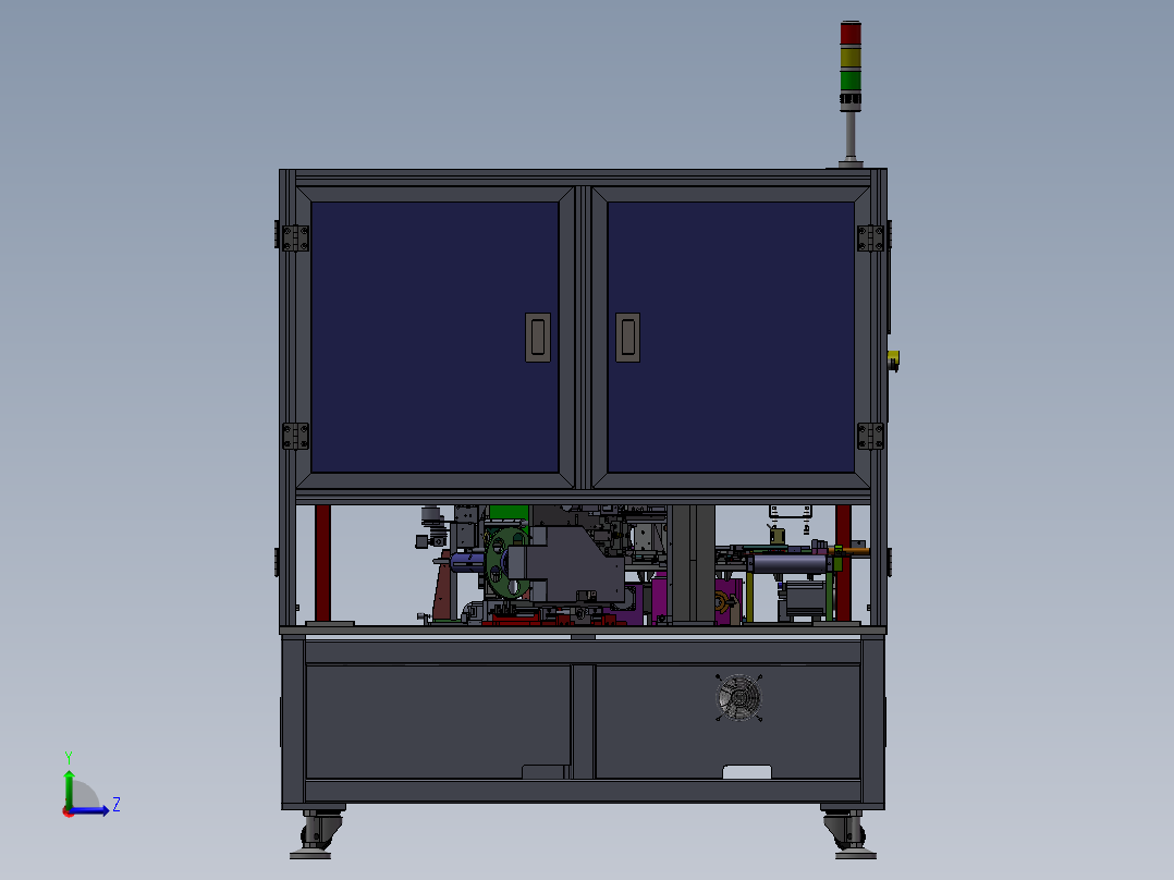 自动头部胶纸贴合机sw18左视图
