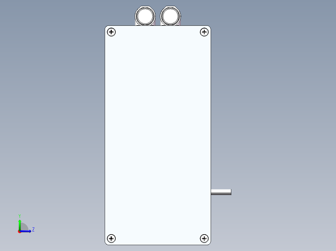 防尘式伺服电动缸sw22左视图