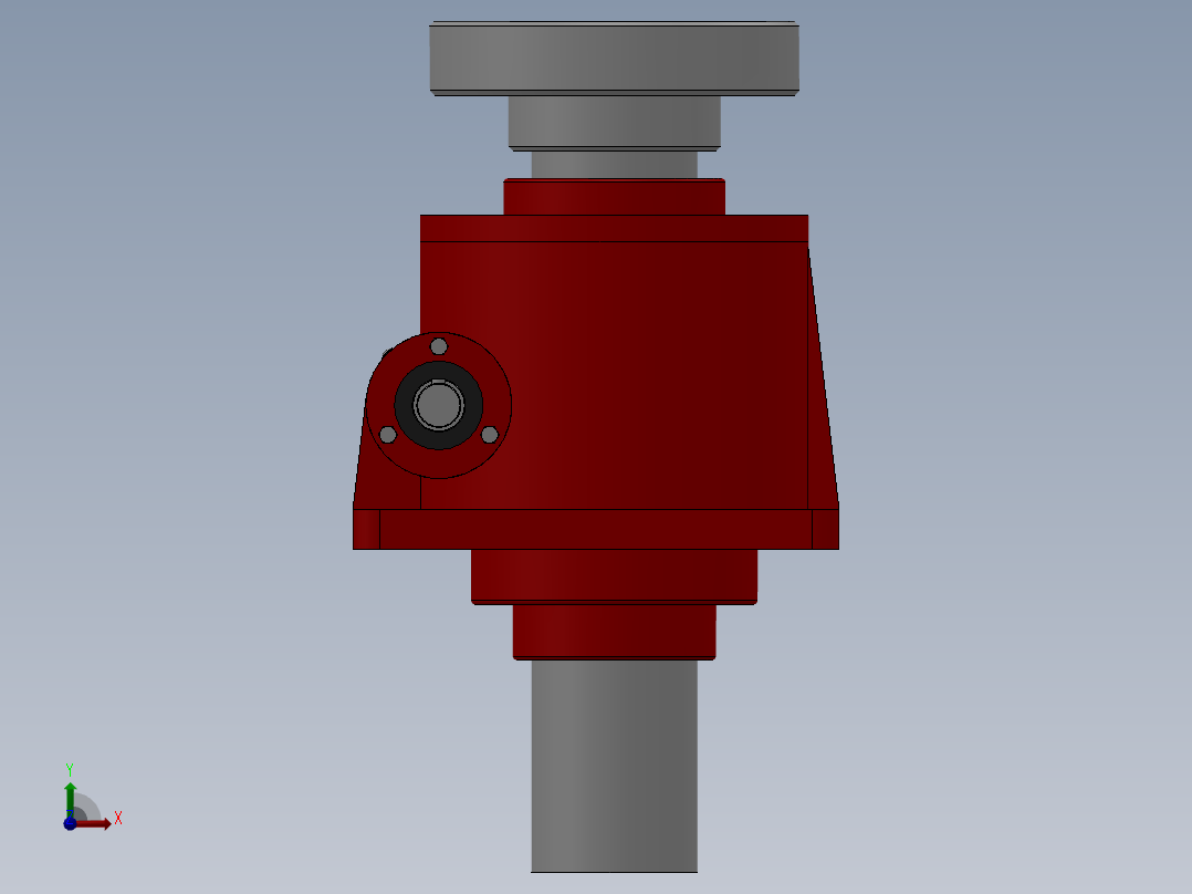 蜗轮丝杆升降机 SWL120T系列 9款前视图