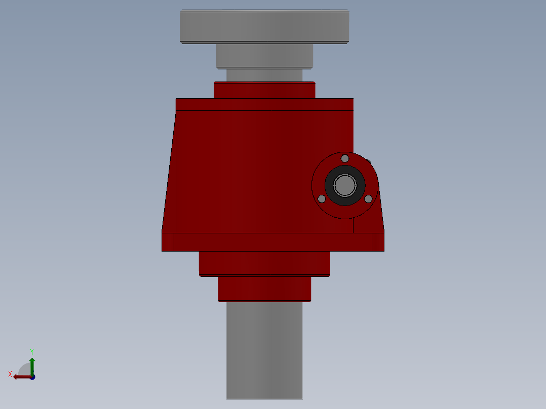 蜗轮丝杆升降机 SWL120T系列 9款后视图