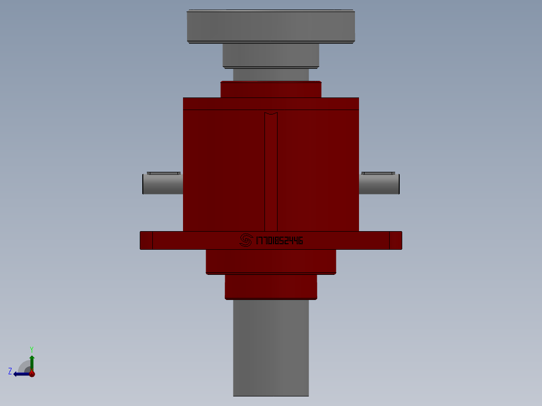 蜗轮丝杆升降机 SWL120T系列 9款右视图
