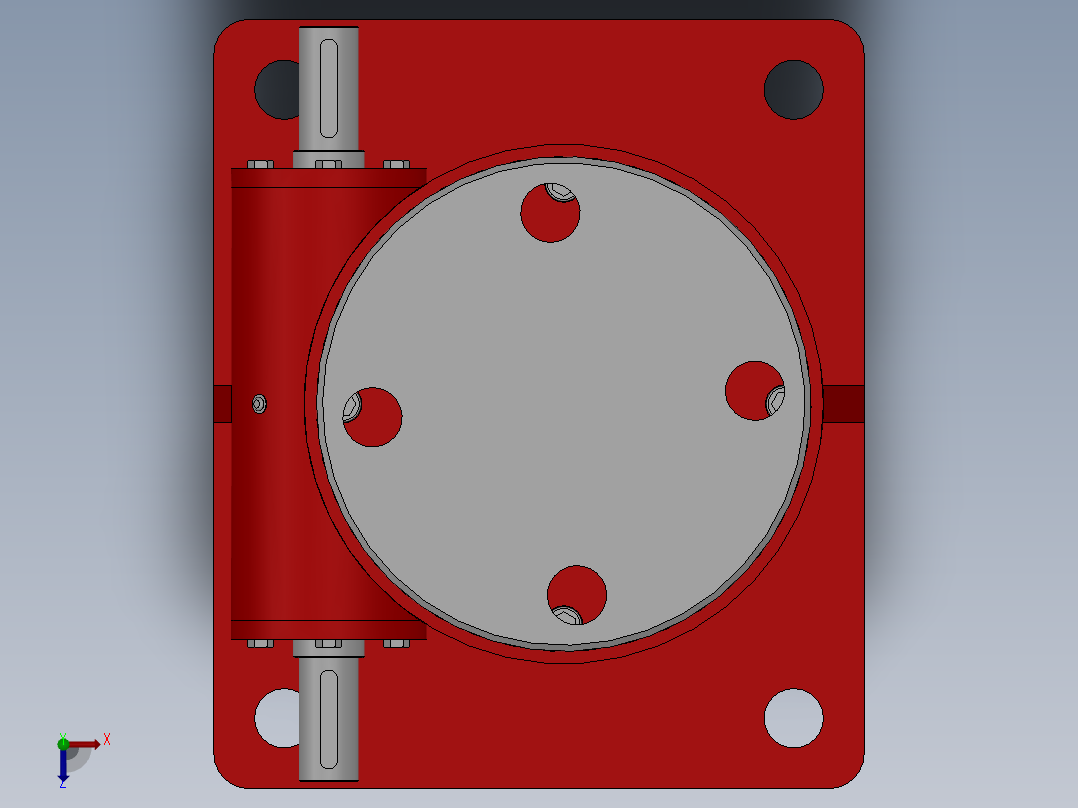 蜗轮丝杆升降机 SWL120T系列 9款俯视图