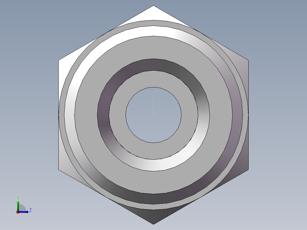 英制锥管螺纹直接头、1DT-16-04SP左视图