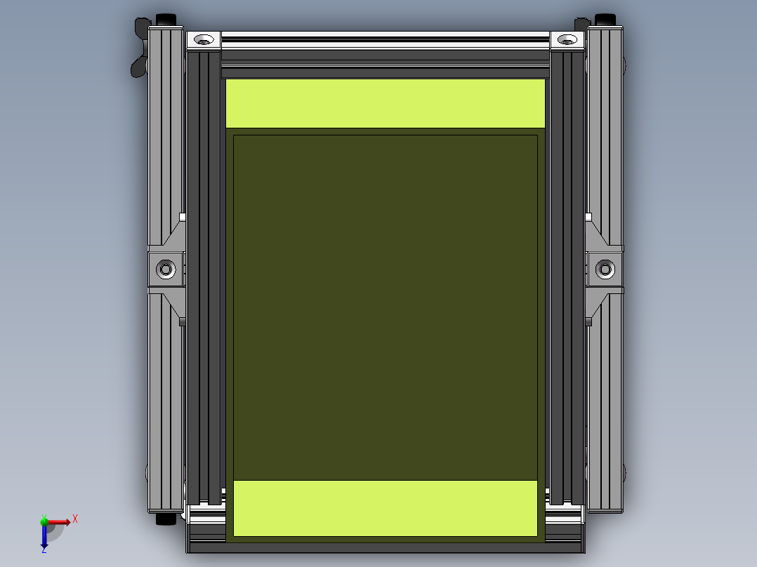 货架、便捷性物料车俯视图