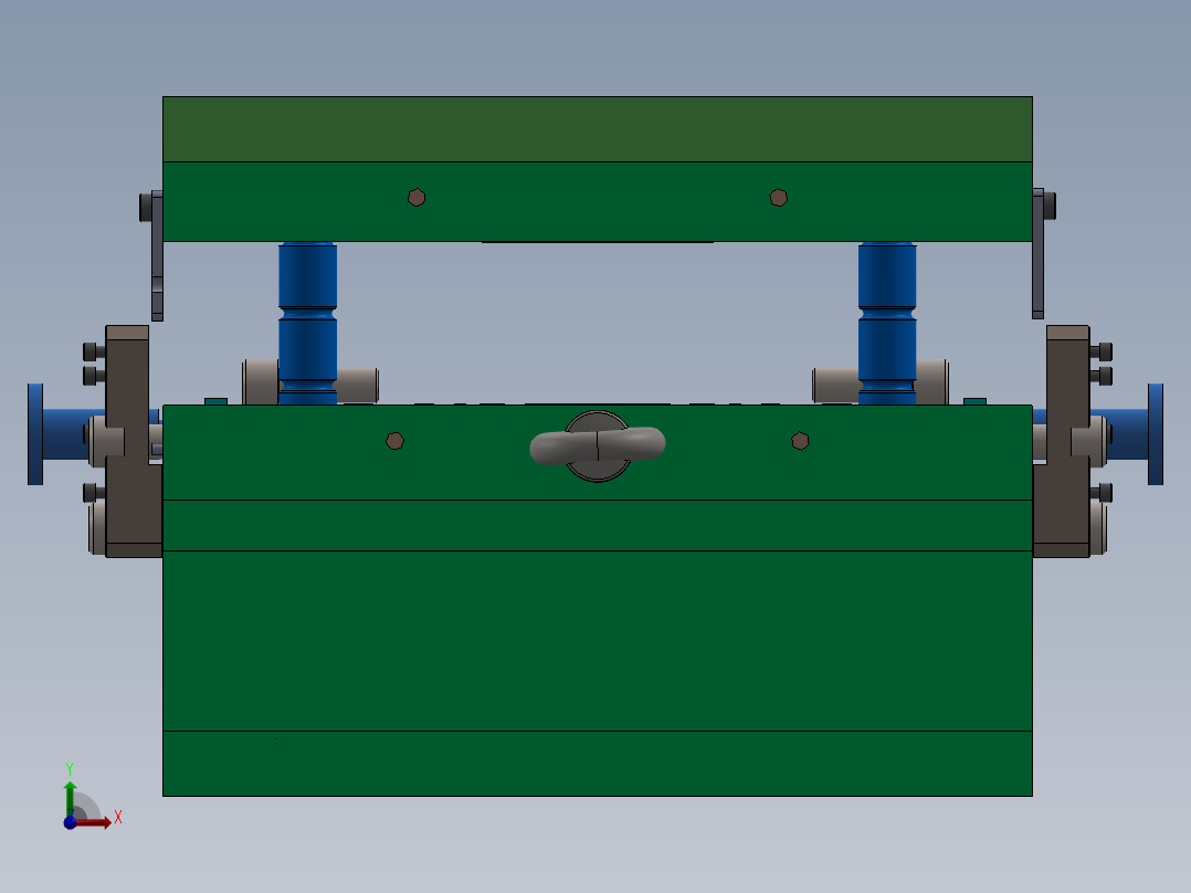 注塑模具、模具(46)前视图