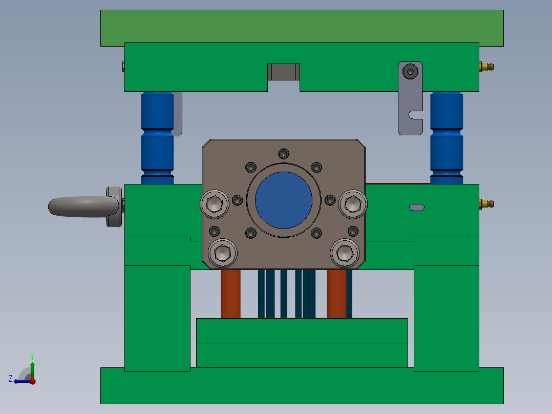 注塑模具、模具(46)右视图