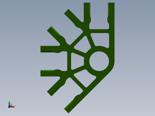 Knex 绿色连接器前视缩略图