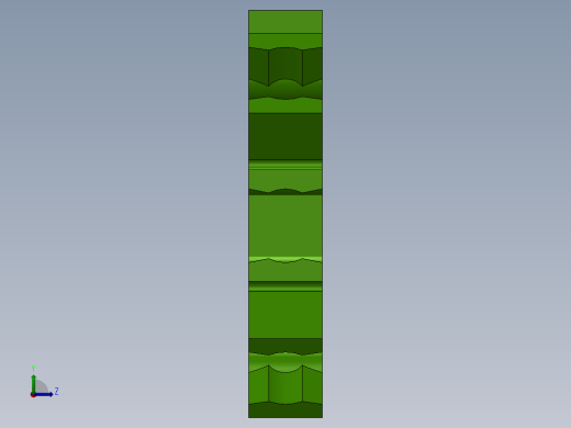 Knex 绿色连接器左视缩略图